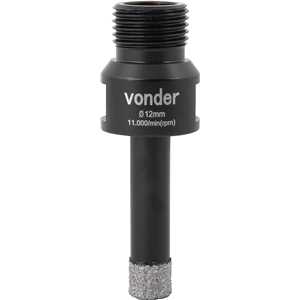 Serra copo diamantada, 12 mm, para esmerilhadeira, VONDER