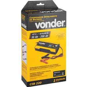 Carregador inteligente de bateria 127 V~, CIB 220, VONDER