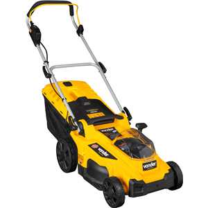 Máquina de cortar grama com recolhedor, bateria intercambiável de 18 V + 18 V (36 V), sem baterias e sem carregador, IMGV 1844B VONDER