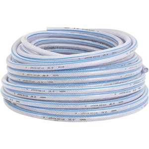 Mangueira PVC cristal trançada, VPT, 250 libras,  3/8" VONDER