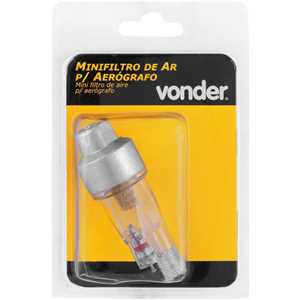 Minifiltro de ar para aerógrafo, VONDER