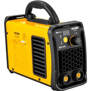 Inversor para solda com eletrodo e TIG, 120 A, IM 125, com máscara de escurecimento automático tonalidade 11,  monofásico, 127 V~ - 220 V~ - Seleção automática VONDER