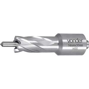 Broca anular, encaixe Weldon, 14 mm x 30 mm VONDER