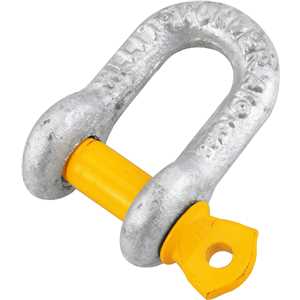 Manilha reta para cabo de aço, 3/8", VONDER PLUS