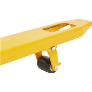 Paleteira hidráulica, 2 toneladas (2 tf), 1.150 mm x 550 mm, roda simples de nylon, PSN 205, VONDER