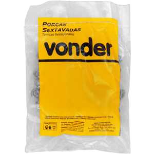 Porca sextavada 8.8, 5/16", UNC, VONDER