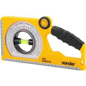 Medidor de ângulo com base magnética, VONDER