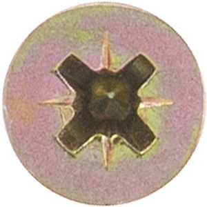 Parafuso madeira chipboard, cabeça chata, fenda cruzada/pozidrive, 3,0 mm x 40,0 mm, VONDER