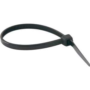 Abraçadeira de nylon, preta, 140 mm x 3,6 mm, com 100 peças, VONDER