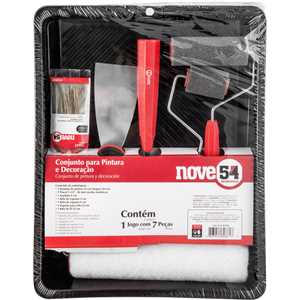 Conjunto para pintura e decoração com 7 peças, NOVE54