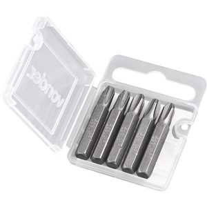 Bits/ponteira phillips com encaixe 1/4", nº 3 x 38 mm, com 5 peças, VONDER