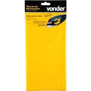 Toalha de microfibra para vidros, 30 cm x 40 cm, 200 g/m² (gsm), VONDER