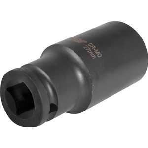 Soquete sextavado longo de impacto, 27 mm, encaixe de 1/2", VONDER