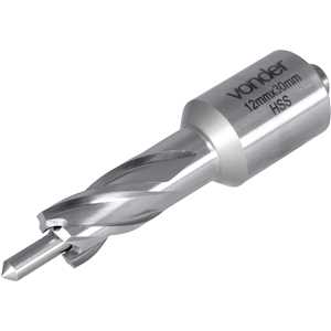 Broca anular, encaixe Weldon, 12 mm x 30 mm VONDER