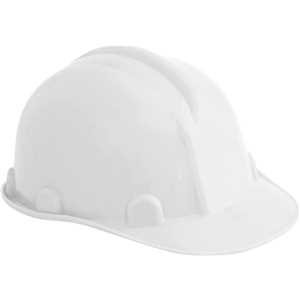 Capacete branco, com aba frontal, VONDER