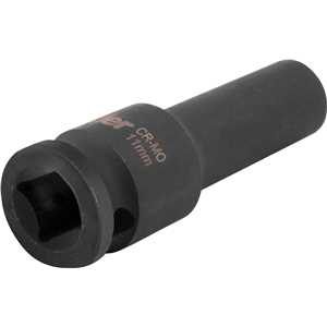 Soquete sextavado longo de impacto, 11 mm, encaixe de 1/2", VONDER