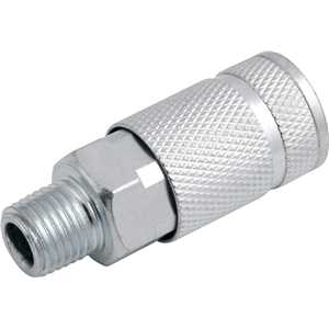Engate rápido de 1/4", com rosca macho 1/4" NPT, com esferas, VONDER