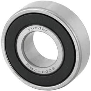 Rolamento rígido de esfera, 6203-2RS, VONDER