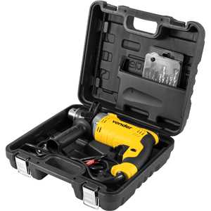 Furadeira de impacto 1/2", 710 W, 127 V~, com jogo de 9 brocas, FIV 709 VONDER