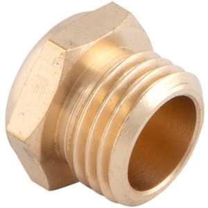 Silenciador de ar comprimido, curto, em latão, rosca 1/4" BSP, VONDER