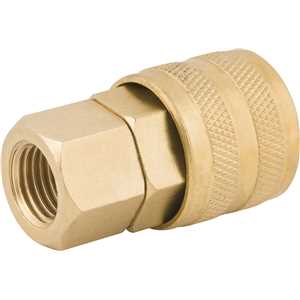Engate rápido de 1/4", rosca fêmea 1/4" NPT, com rolete, VONDER
