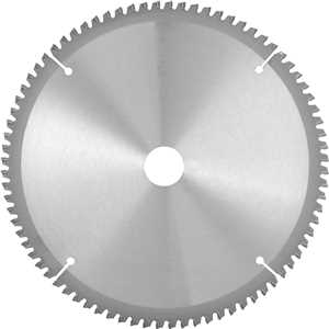 Lâmina de serra circular com vídea, para alumínio, 250 mm x 30 mm x 80 dentes, VONDER