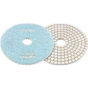 Disco de lixa diamantado com costado em pluma 4", grão 400, VONDER