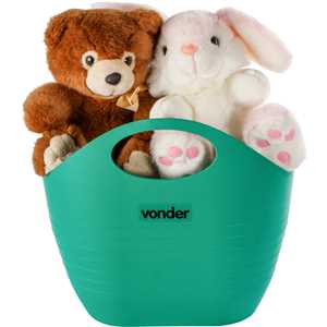 Bolsa plástica multiuso, 8,5 litros, verde, VONDER