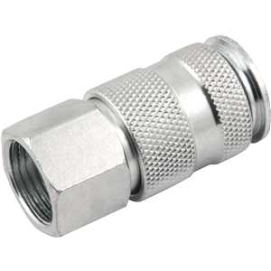 Engate rápido de 1/4", rosca fêmea 3/8" NPT, com esferas,  VONDER