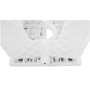 Banqueta plástica dobrável, transparente, altura 360 mm, VONDER