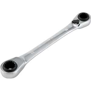 Chave estrela com catraca reversível, 16 mm x 17 mm e 18 mm x 19 mm, VONDER