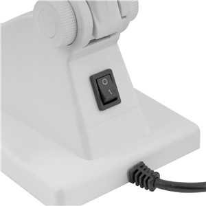 Lupa articulada com LED, bivolt, com base para bancada, VONDER