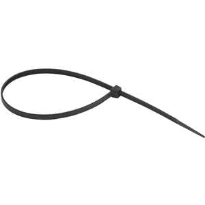 Abraçadeira de nylon, preta, 140 mm x 3,6 mm, com 100 peças, NOVE54