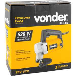 Tesoura faca elétrica, 620 W, 127 V~, TFV 620, VONDER PLUS