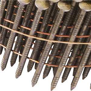 Prego coil anelado, 2,5 mm x 50 mm, zincado, carretel com 300 unidades, para o pregador PP 700, VONDER