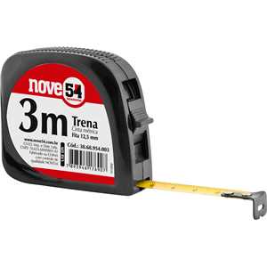 Trena curta de aço, 3 m x 12,5 mm, hobby, NOVE54