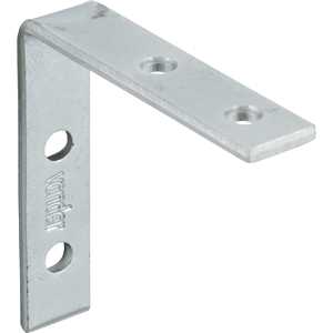 Cantoneira para cortina, 5 cm x 5 cm, zincada, VONDER