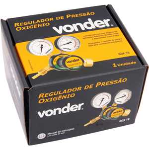 Regulador de pressão para oxigênio, ROX 10, VONDER