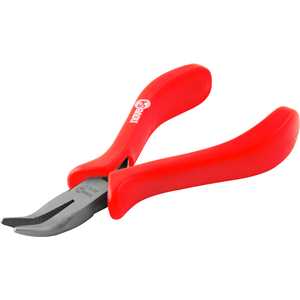 Alicate bico meia cana curvo 4.1/2", em aço carbono polido, NOVE54