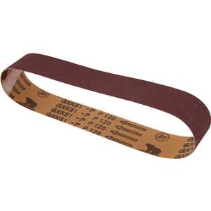 Lixa em cinta, 50 mm x 686 mm, G 120, embalagem com 5 peças, VONDER