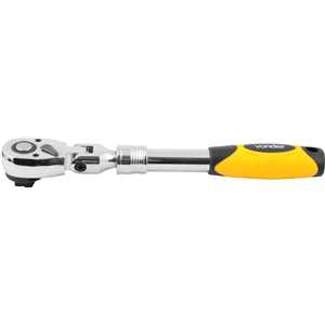 Catraca para soquete, encaixe 1/2", telescópica, cabeça articulada, VONDER