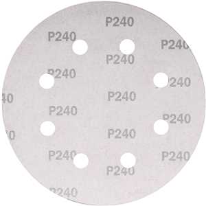 Disco de lixa com costado em pluma 180 mm, grão 240, para a lixadeira LPV 750, VONDER