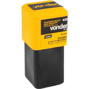 Algarismo de aço para gravação, 4 mm, VONDER PLUS