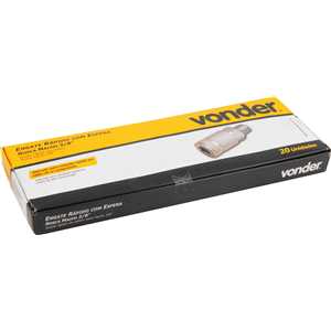 Engate rápido de 1/4", com rosca macho 3/8" NPT, com esferas, VONDER