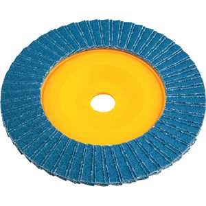 Flap-disc, disco de desbaste/acabamento, 7" - 180 mm, reto, grão 60, VONDER