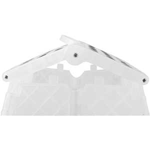 Banqueta plástica dobrável, transparente, altura 360 mm, VONDER