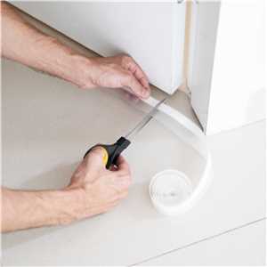 Fita adesiva de silicone para vedação de portas e janelas, 35 mm x 1 m, VONDER
