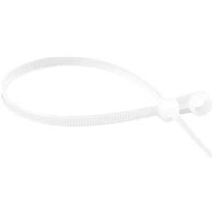 Abraçadeira de nylon para parafusos, branca, 220 mm x 4,3 mm, VONDER