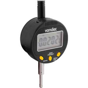 Relógio comparador digital 0,001 mm RD 100, VONDER