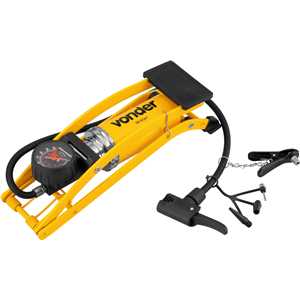 Bomba de ar para encher pneus, com pedal VONDER